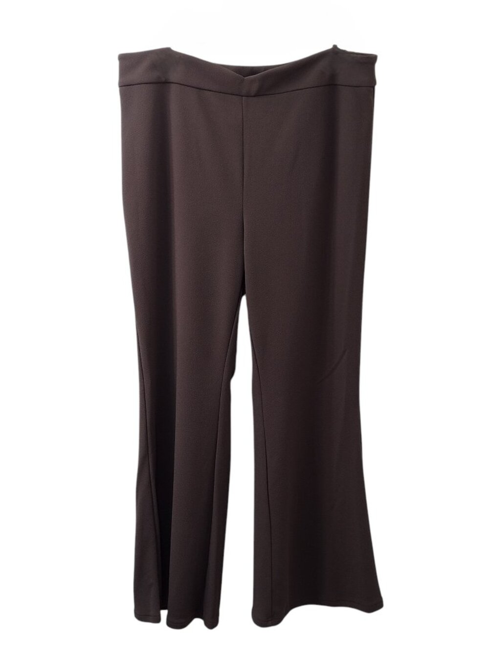 Flared-Leg Pants, Size 4XL, Dark Taupe